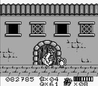 une photo d'Ã©cran de Asterix et Obelix (Game Boy) sur Nintendo Game Boy